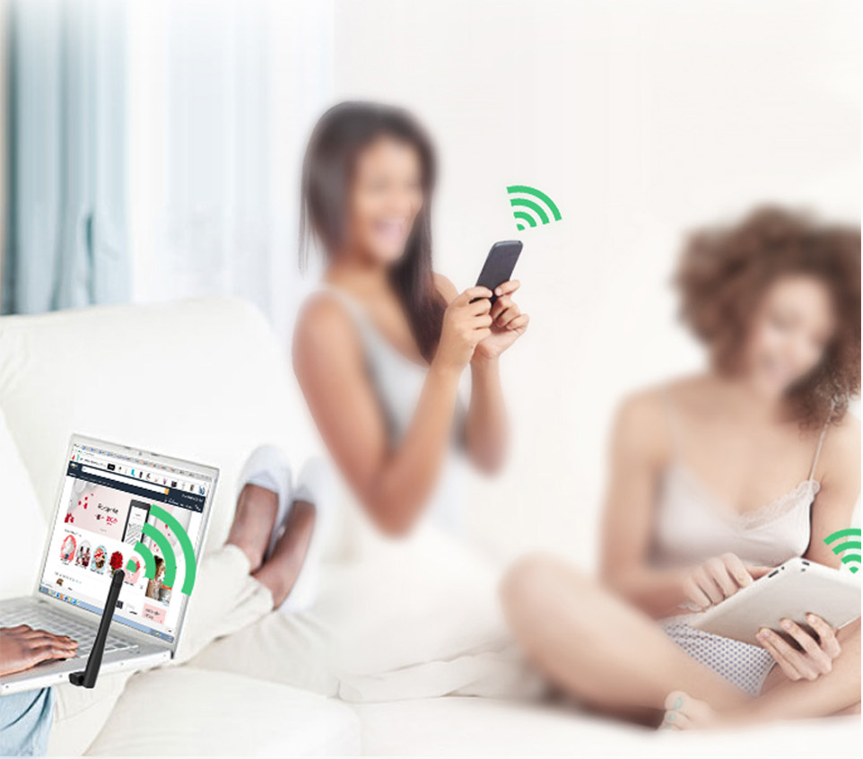 Wavlink AC600 USB Wi-Fi Adapter WL-WN681AE